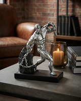 Man Pulling Stone | Figurine | Motivational Decor | Classic