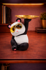 Panda Key Holder | Wall Decor | Functional Decor | White