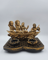 Ram Darbar on Boat | Idol | Spiritual Decor | Candle Holder