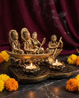 Ram Darbar on Boat | Idol | Spiritual Decor | Candle Holder