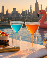 Double Wall Martini Glass | Glassware | Bar Use | Set