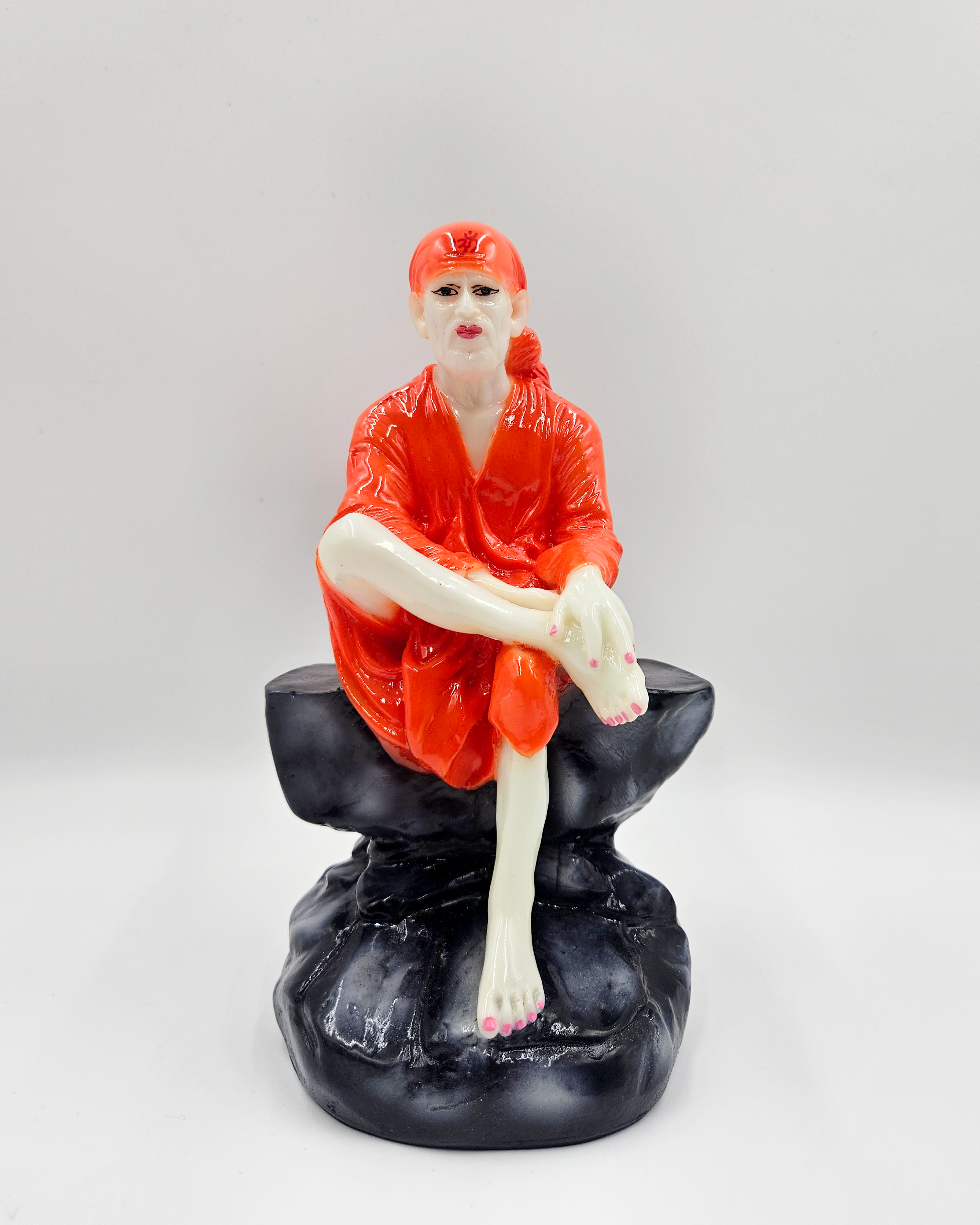 Sai Baba | Idol | Spiritual Decor | Orange