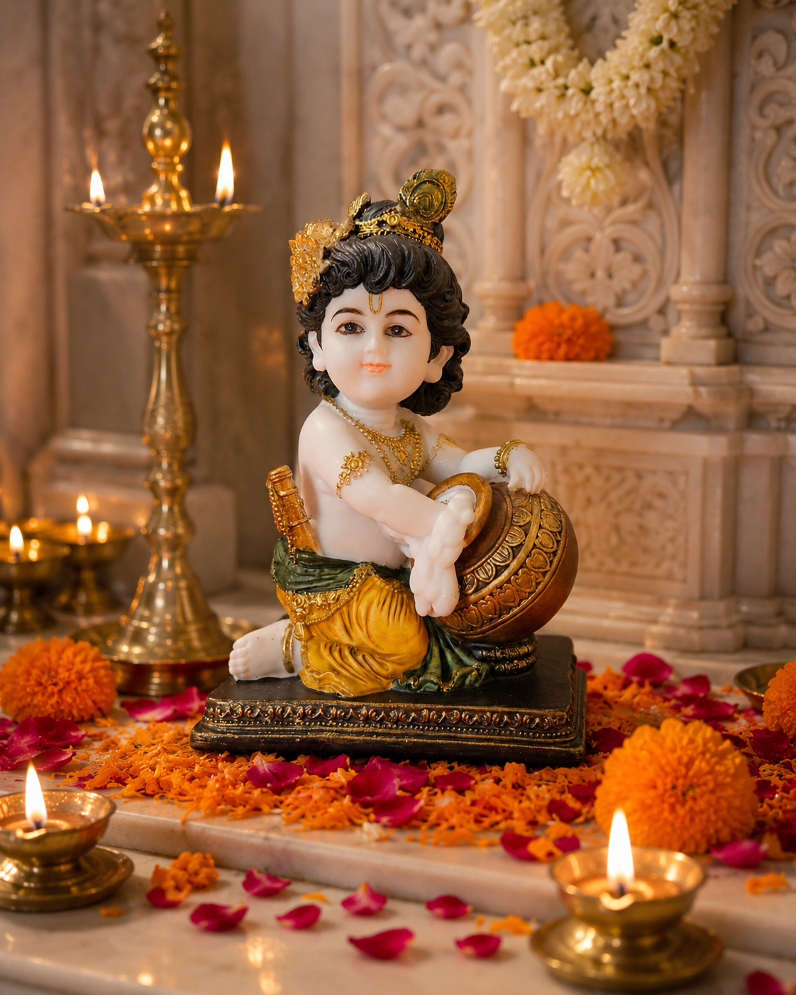 Bal Gopal | Idol | Spiritual Decor | Multicolor