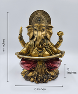 Ganesha with Book | Idol | Study Decor | Classic