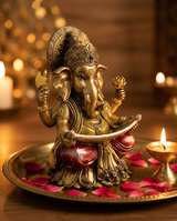Ganesha with Book | Idol | Study Decor | Classic