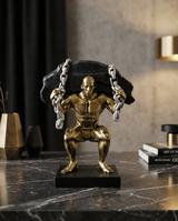 Man Squat Position | Figurine | Fitness Decor | Classic