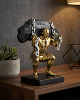 Man Squat Position | Figurine | Fitness Decor | Classic
