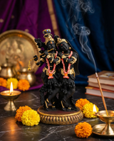 Radha Krishna | Idol | Spiritual Decor | Black