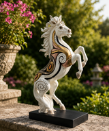Horse Figurine Set | Showpiece | Home Decor | White
