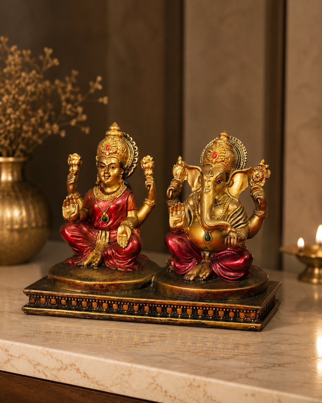 Lakshmi Ganesh | Idol Set | Festival Decor | Classic