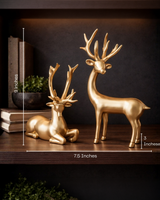 Crystal Deer Pair | Figurine | Home Decor | Set