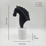 Half Horse Face | Wall Art | Luxury Decor | Black