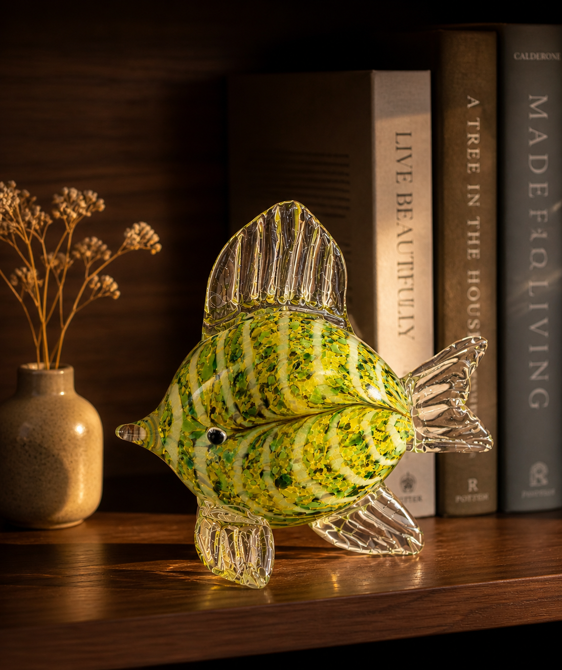 Crystal Fish | Showpiece | Home Decor | Red