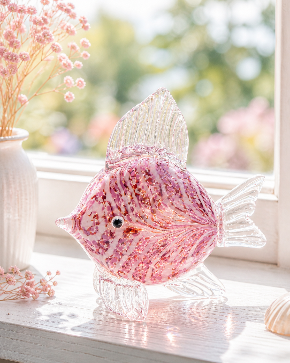 Crystal Fish | Showpiece | Home Decor | Red