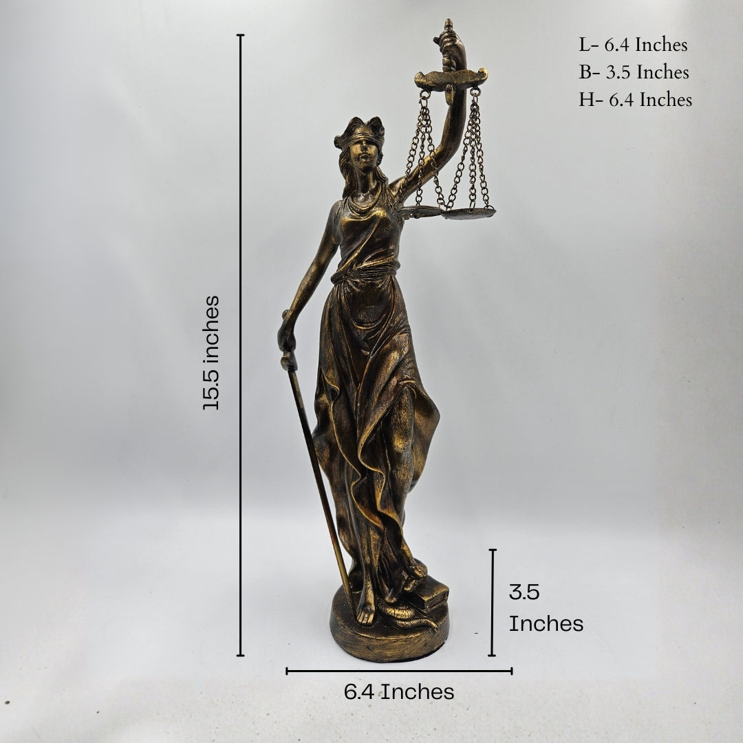 Lady Justice | Statue | Law Decor | Classic