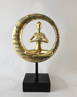 Yoga Buddha Folded Hands | Statue | Spiritual Decor | Classic