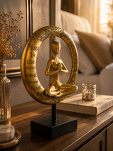 Yoga Buddha Folded Hands | Statue | Spiritual Decor | Classic