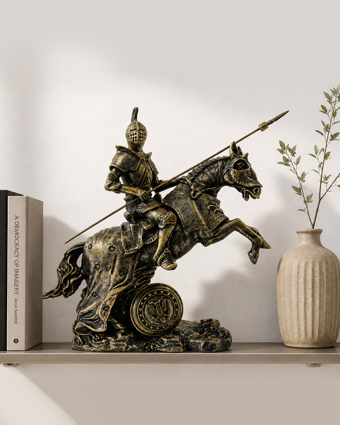 Warrior Large with Sword | Statue | Statement Decor | Golden