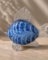 Decorative Crystal Fish – Modern Table Accent| Home Decor | Blue