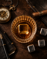 Royal Crystal Whiskey Tumbler Set of 6 | 360ml Each | Premium DOF Glasses for Scotch, Bourbon, Whiskey & Cocktails