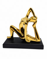 Lady Pose | Figurine | Home Decor | Golden