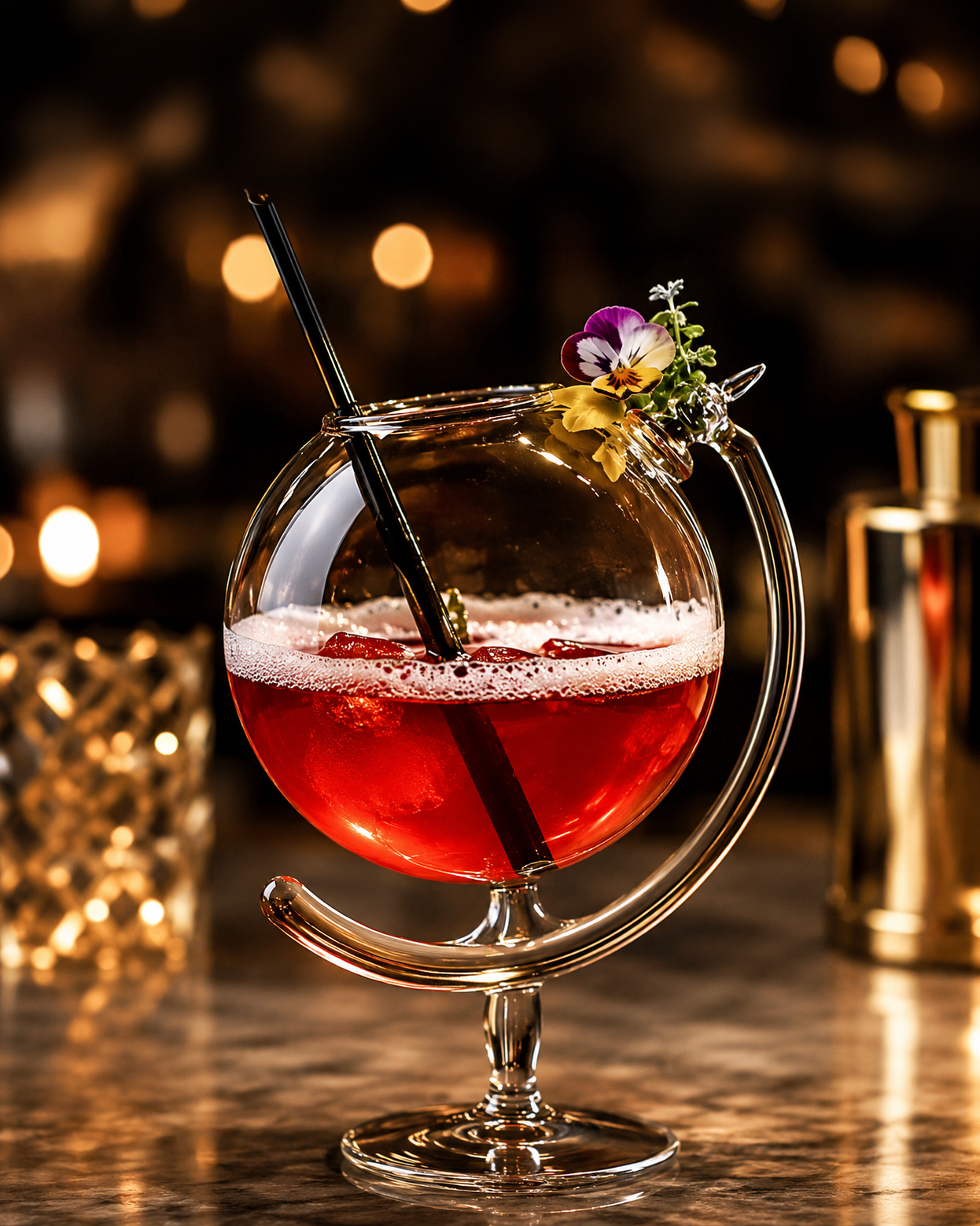 Globe Cocktail Glass | Glassware | Bar Use | Unique