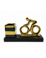 Bike Pen Stand | Organizer | Desk Decor | Golden