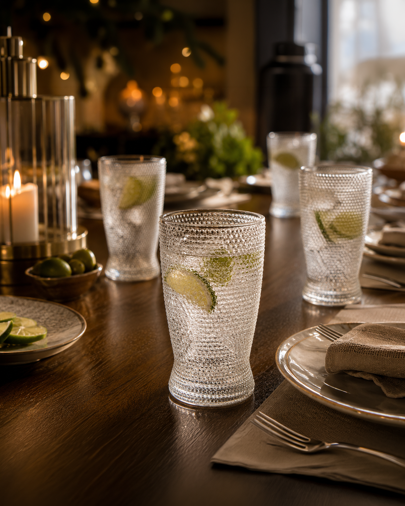Beer Glass Dotted | Glassware | Bar Use | Classic