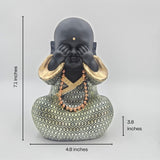 Laughing Buddha Set | Figurine Set | Feng Shui Decor | 3 Pc