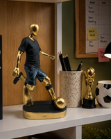 Football Player | Figurine | Sports Decor | Blue