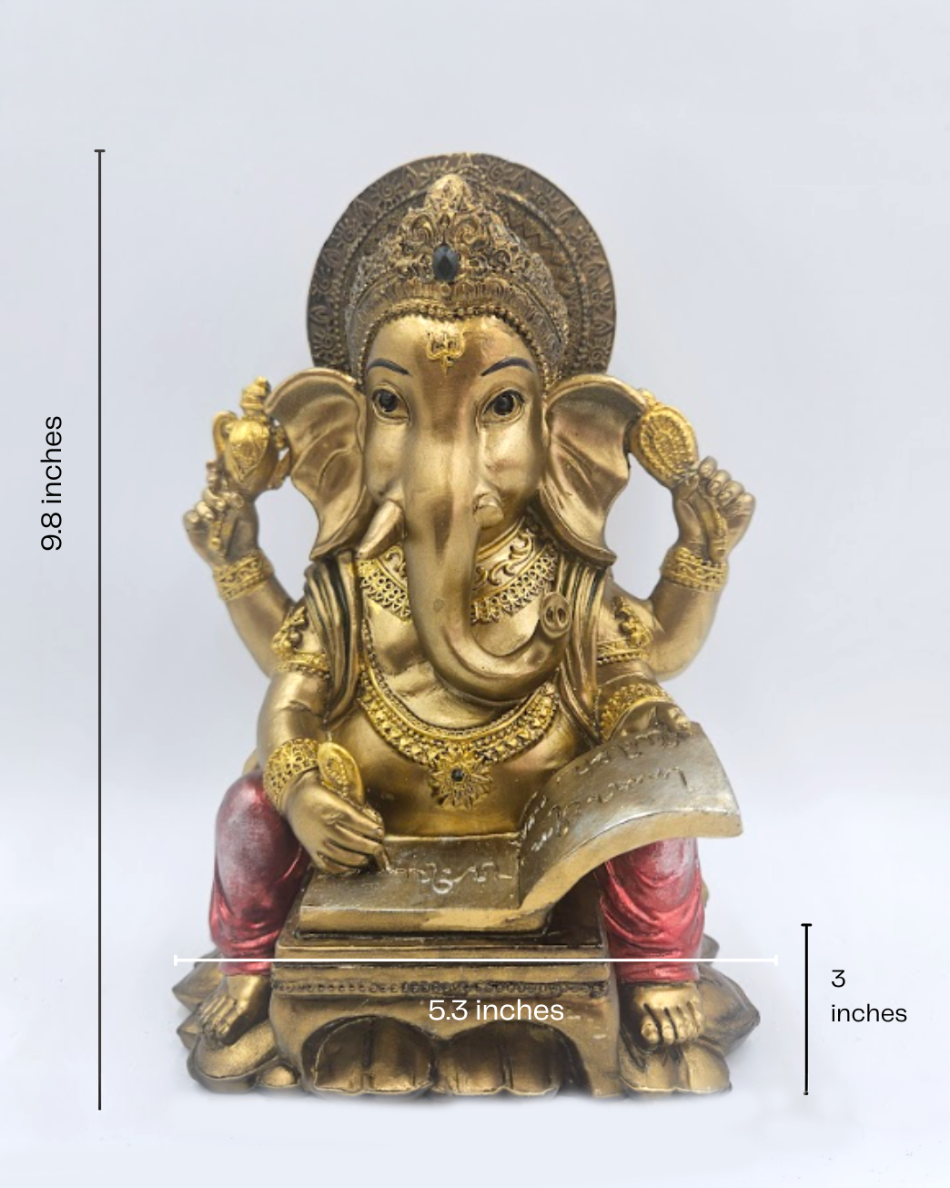Ganesha Writing | Idol | Study Decor | Classic