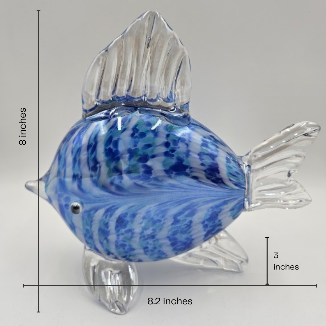 Crystal Fish | Showpiece | Home Decor | Blue