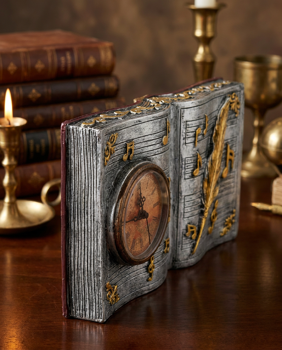 Book with Watch | Showpiece | Study Decor | Classic