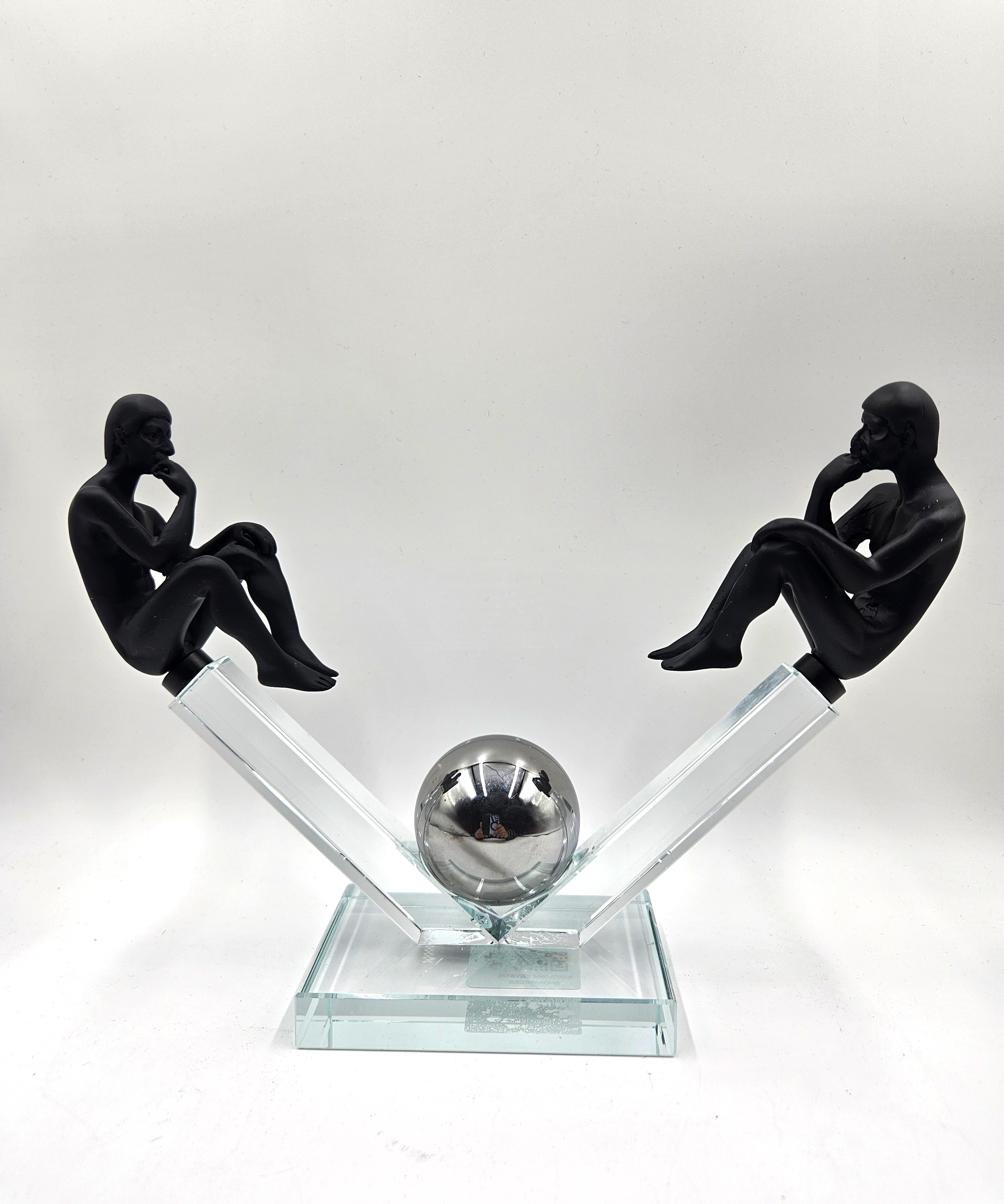 Crystal Men Balance | Sculpture | Artistic Decor | Classic
