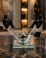 Crystal Men Balance | Sculpture | Artistic Decor | Classic