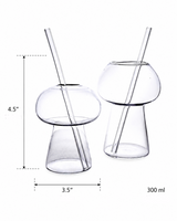 Mushroom Glass | Glassware | Beverage Use | 300ml