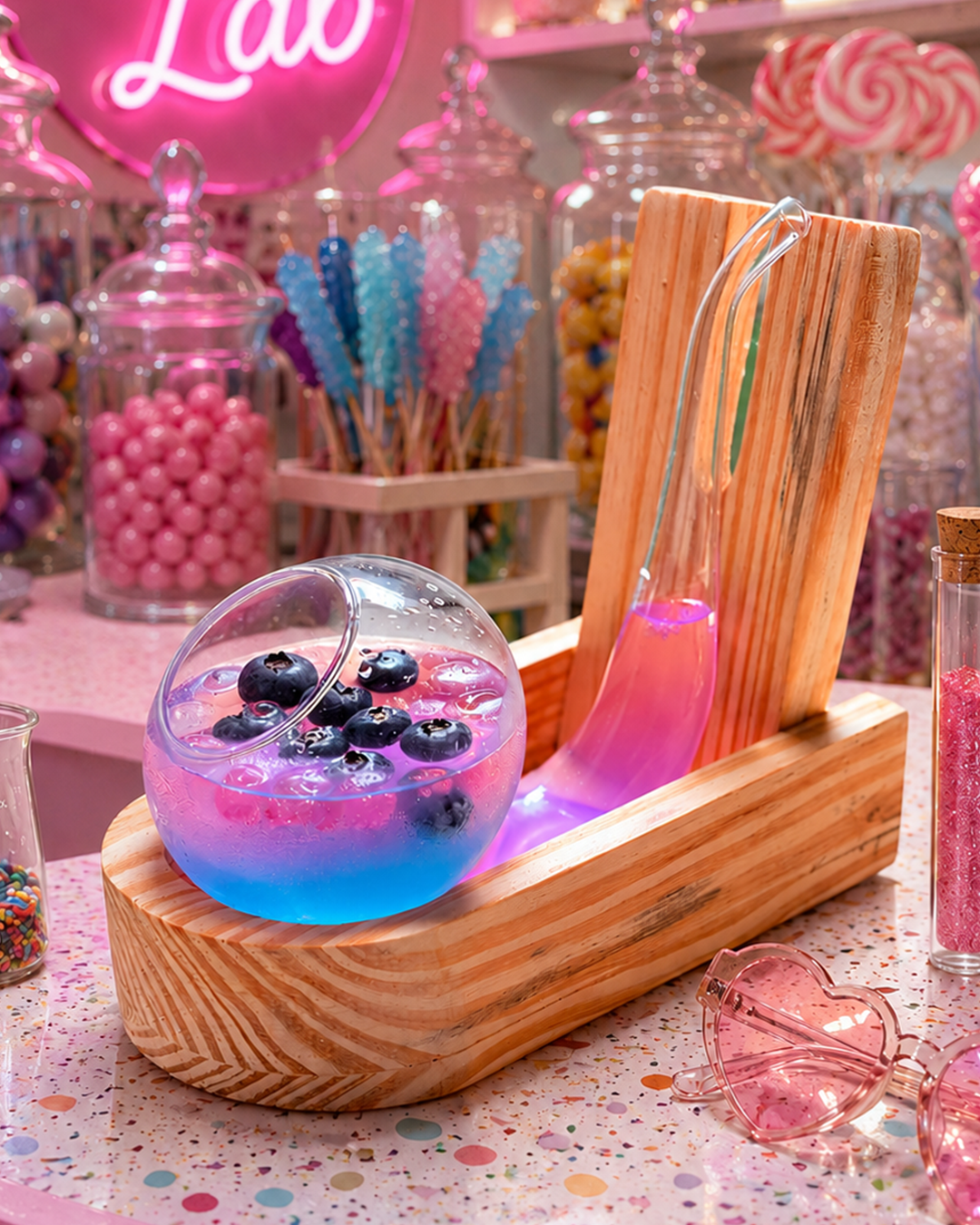 Pipe Sipping Glass | Glassware | Party Use | Stand