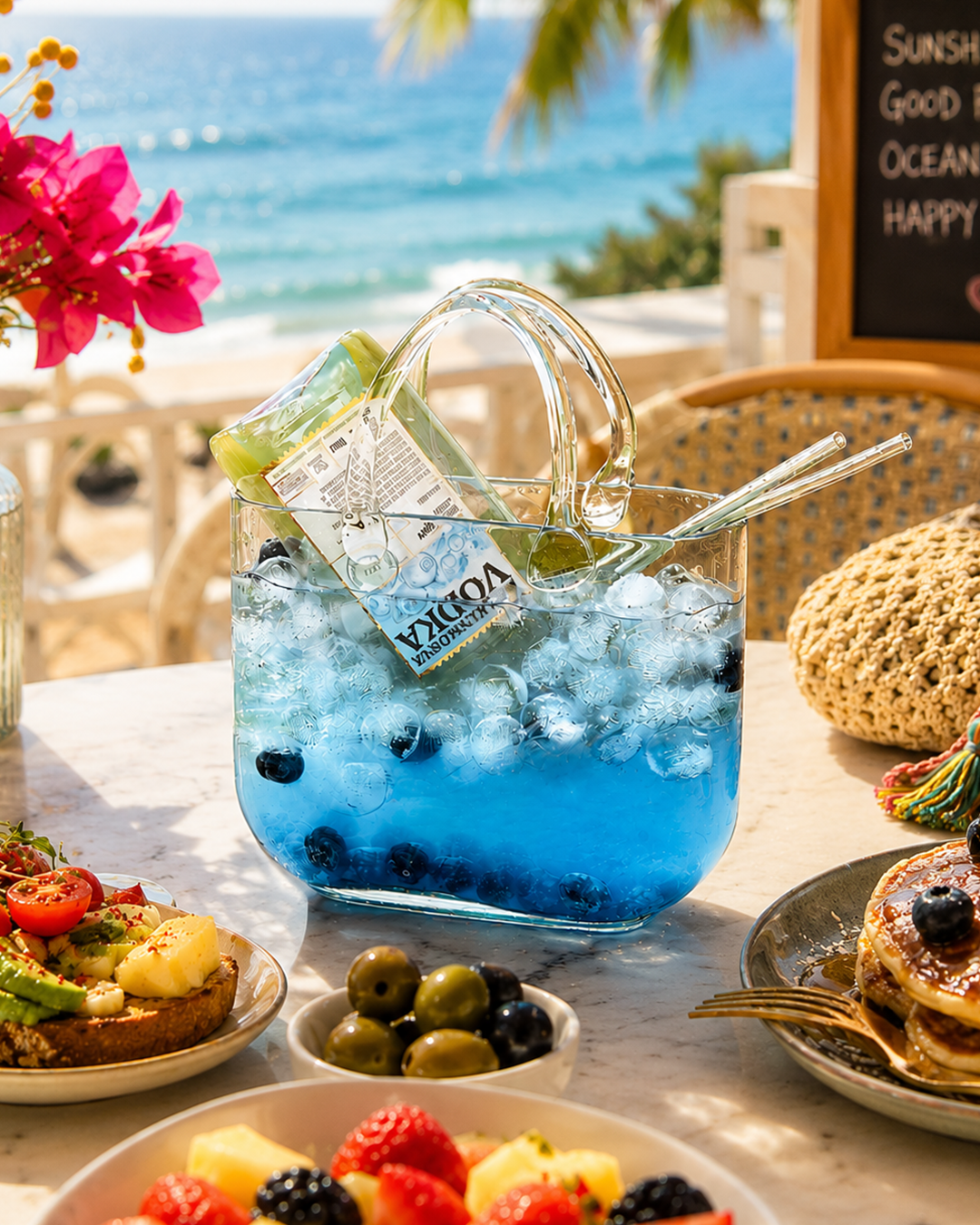 Cocktail Bag Glass | Glassware | Party Use | Handle