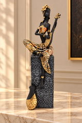 Girl with Guitar | Figurine | Artistic Decor | Left