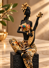 Girl with Guitar | Figurine | Artistic Decor | Left