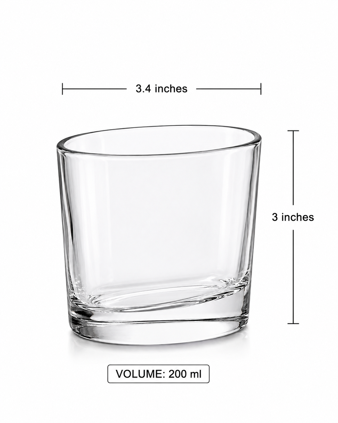 Oval Glass | Glassware | Daily Use | 200ml