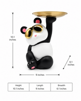 Panda Key Holder | Wall Decor | Functional Decor | White