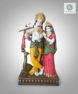 Radha Krishna | Idol Set | Spiritual Decor | Multicolor