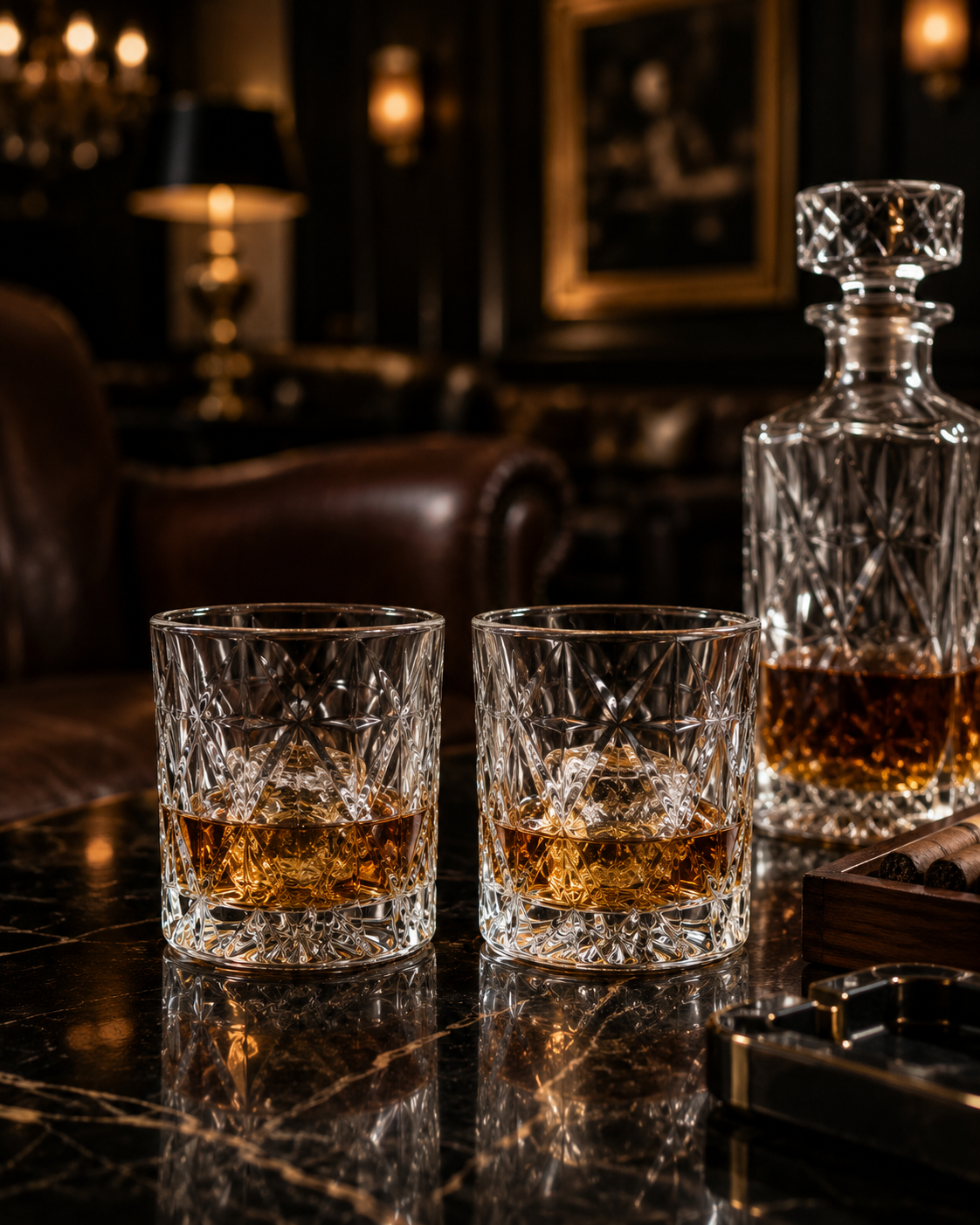 Whiskey Glass Diamond | Glassware | Bar Use | Luxury