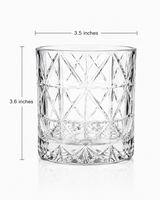 Whiskey Glass Diamond | Glassware | Bar Use | Luxury