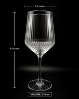 Wine Glass Fluted | Glassware | Dining Use | Premium