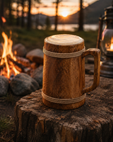 Wooden Beer Mug | Glassware | Rustic Use | Classic