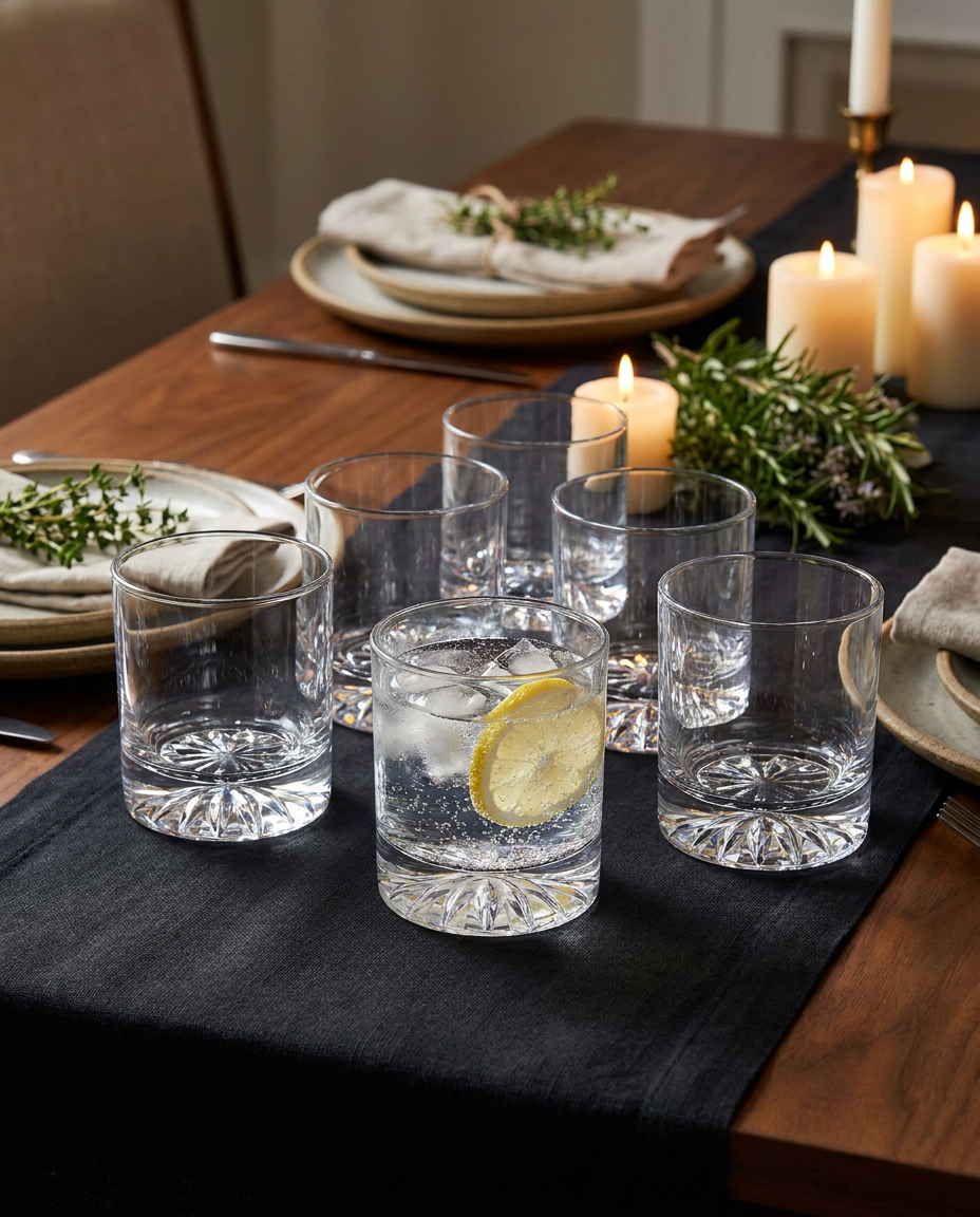 Whiskey Glass Spiral | Glassware | Bar Use | Premium