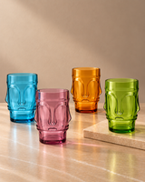 Tiki Glass for Cocktails & Mocktails | Colorful Face Drinking Glass