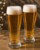 Tall Beer Pint Glasses | Beer Drinkware | Set of 6